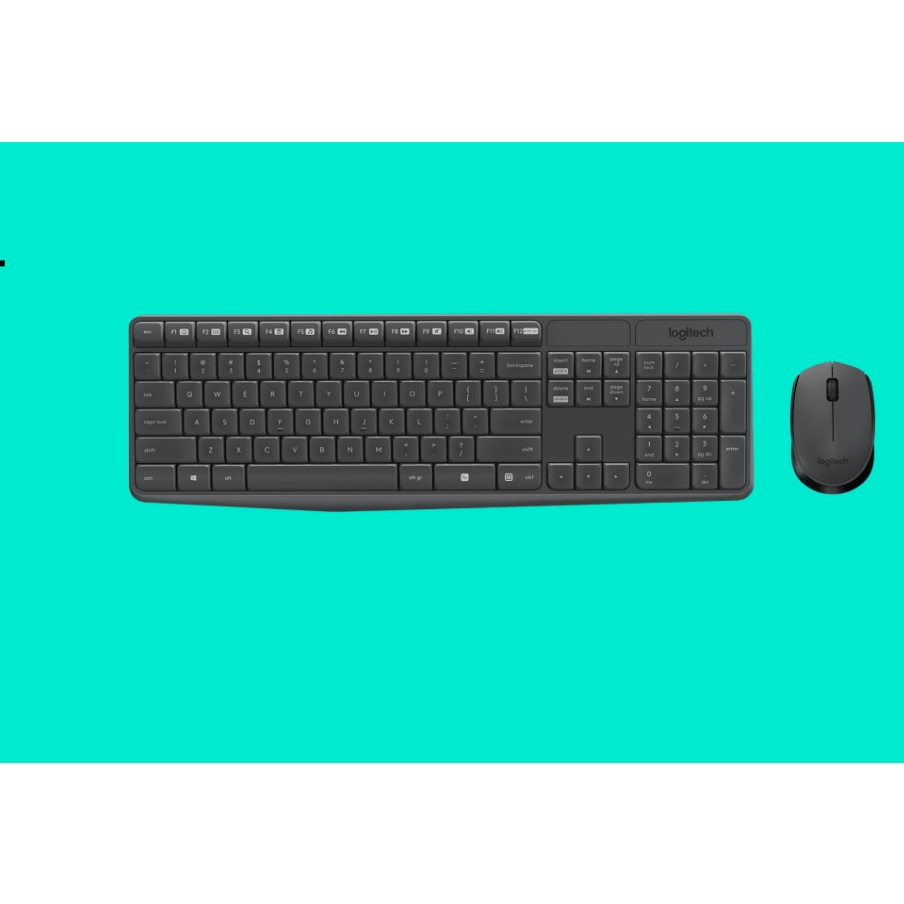 [Hỏa Tốc - HCM] Bộ bàn phím chuột không dây Logitech MK235 | Hàng Chính Hãng Logitech | Bảo Hành 12 Tháng |Ngocvienstore