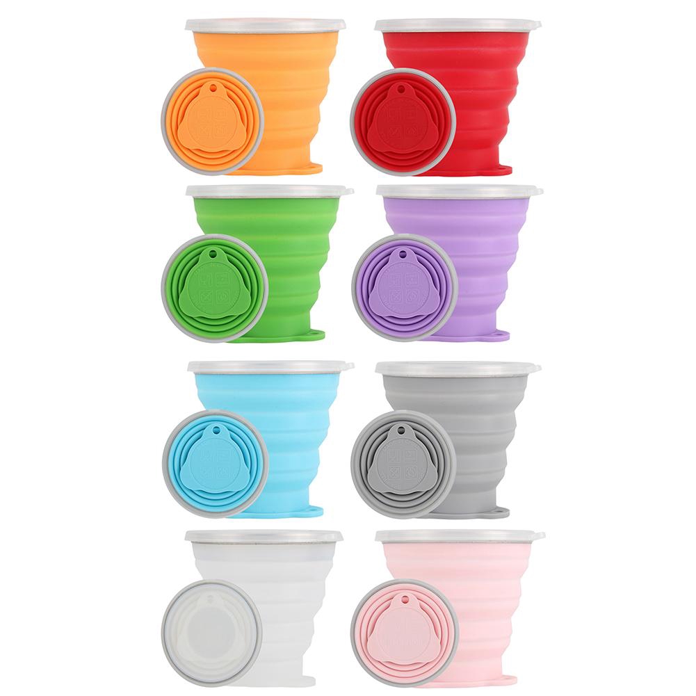 Cốc Nước Silicon 270ml Có Thể Thu Gọn Tiện Dụng