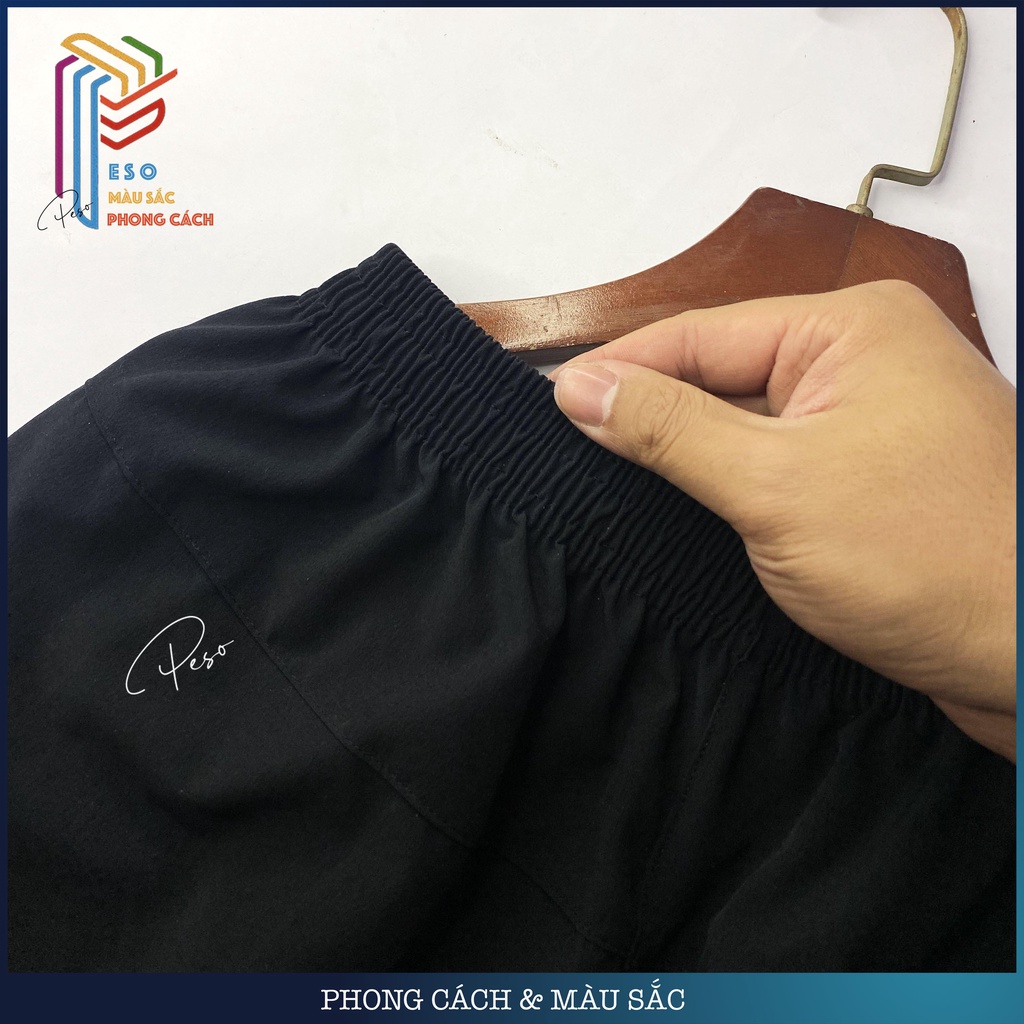 Quần đùi nam trơn vải gió Basic Quần short nam dù PESO - M15