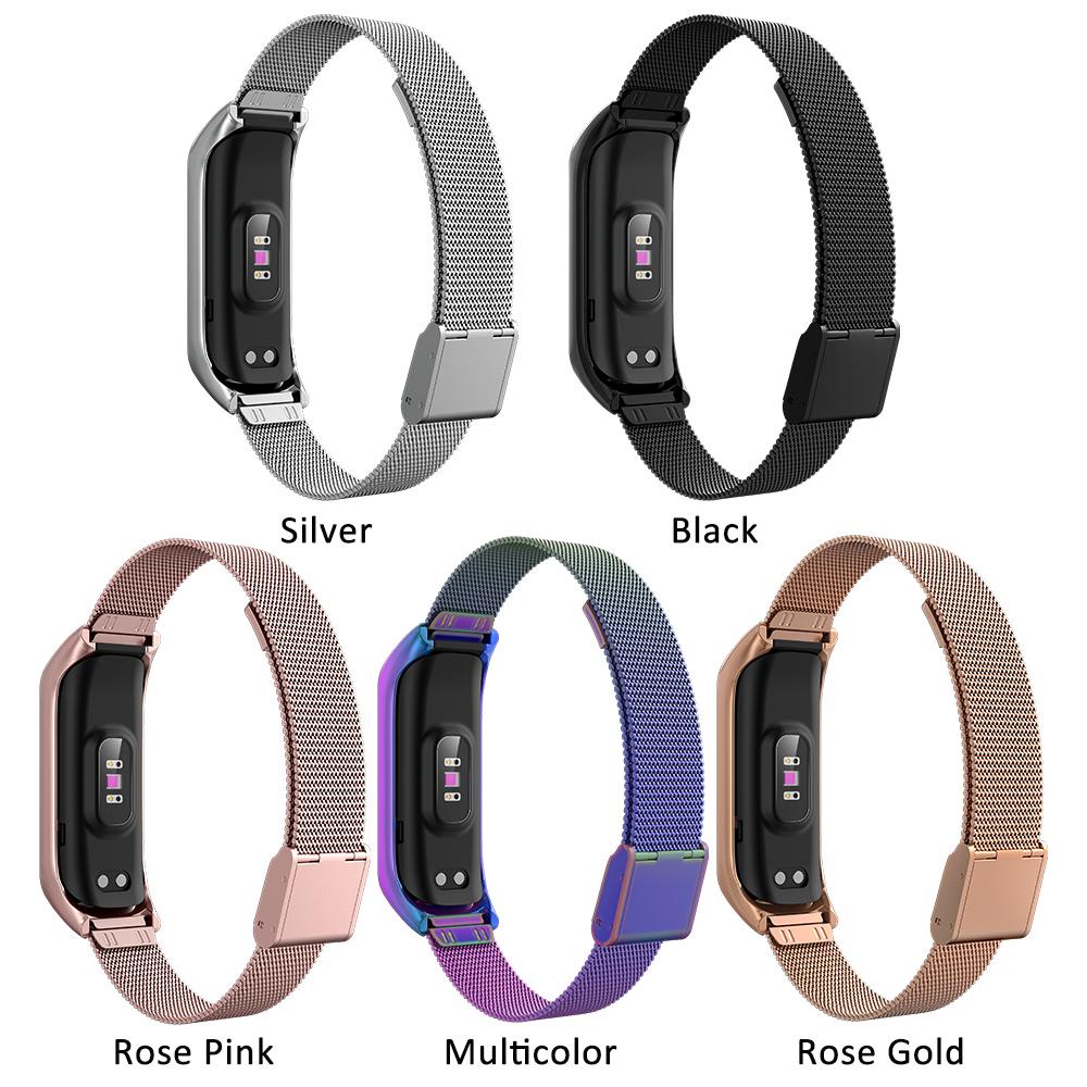 Dây Đeo Kim Loại Cho Đồng Hồ Thông Minh Samsung Galaxy Fit 2 R220
