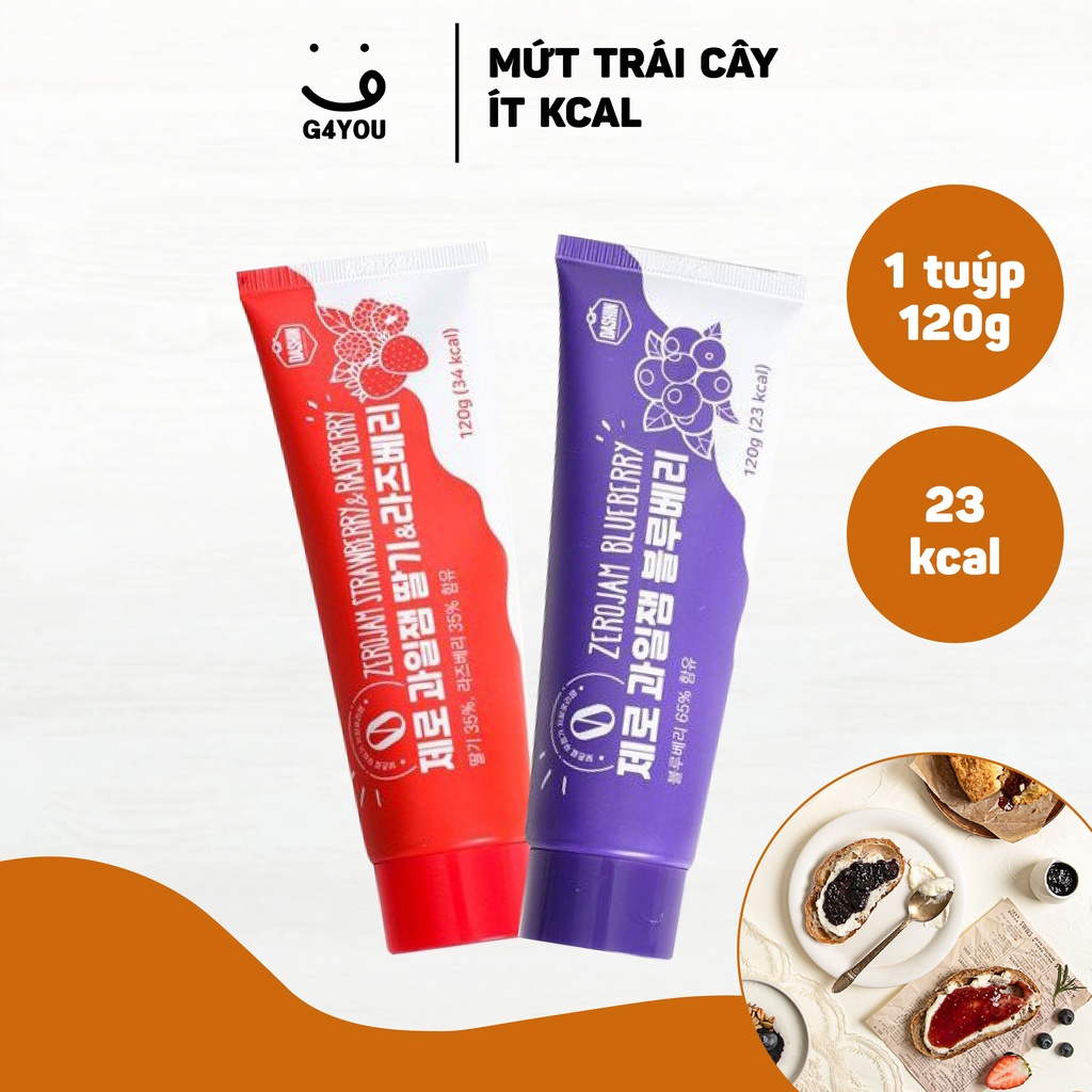 Mứt Zero Vị Trái Cây Ít Kcal 120G