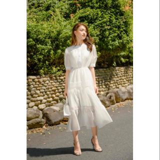 Đầm maxi phối xếp ly đi biển cực xinh