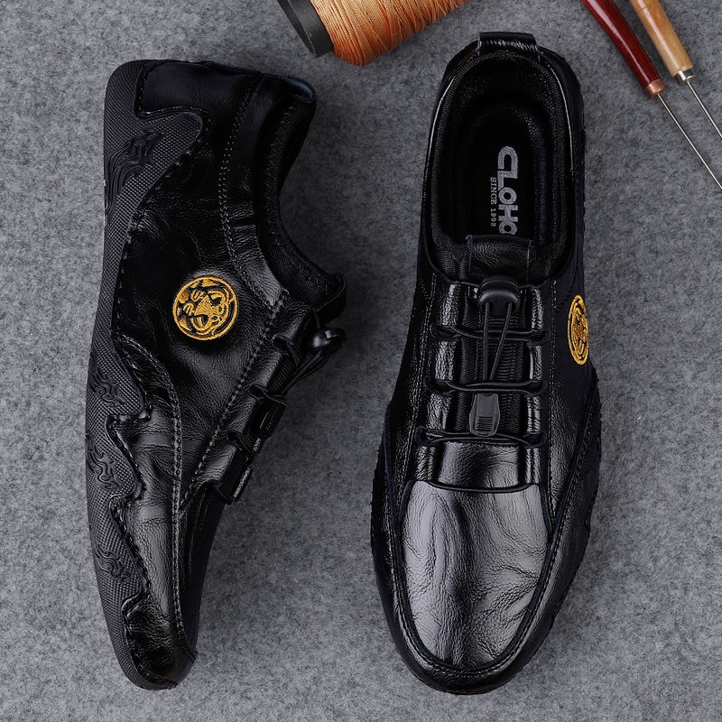 Giày da mềm thoáng khí thời trang cho nam