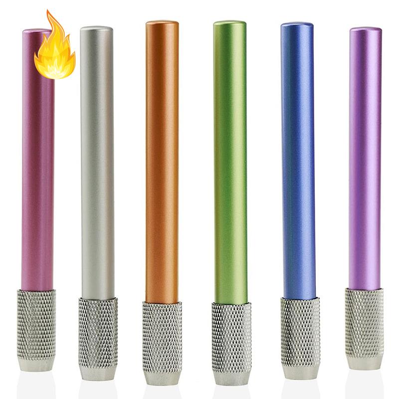 Bộ 6 Ống Đựng Bút Chì Mở Rộng Bằng Kim Loại Màu Sắc