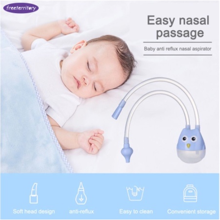 Ống thông hút mũi làm sạch họa tiết hoạt hình chống chảy ngược cho trẻ sơ sinh