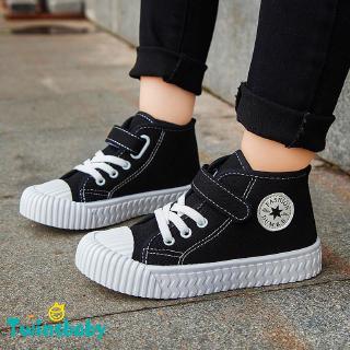 Giày thể thao canvas cổ cao cho bé