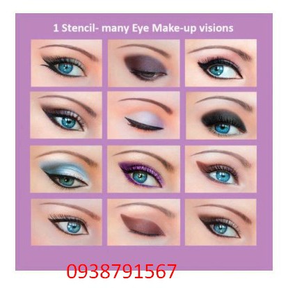 Bộ 48 Khuôn kẻ mí Eyeliner và tô bầu mắt Quick Eyeliner | BigBuy360 - bigbuy360.vn