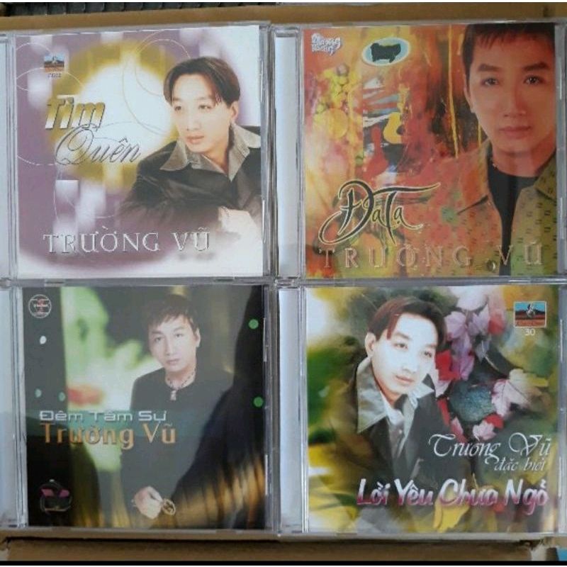 Bộ 4 cd Trường Vũ 2 phono