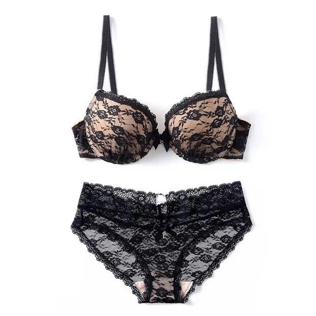 Bộ lót phối ren có gọng đẩy ngực 2,5cm | BigBuy360 - bigbuy360.vn