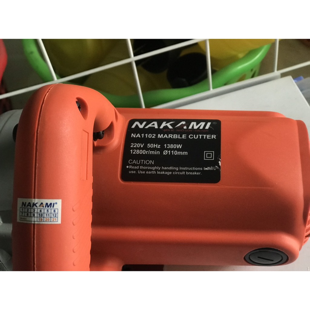 Máy cắt gạch NAKAMI công suất 1380w,thiết kế mơi nhất 2020,hàng công ty chính hãng!