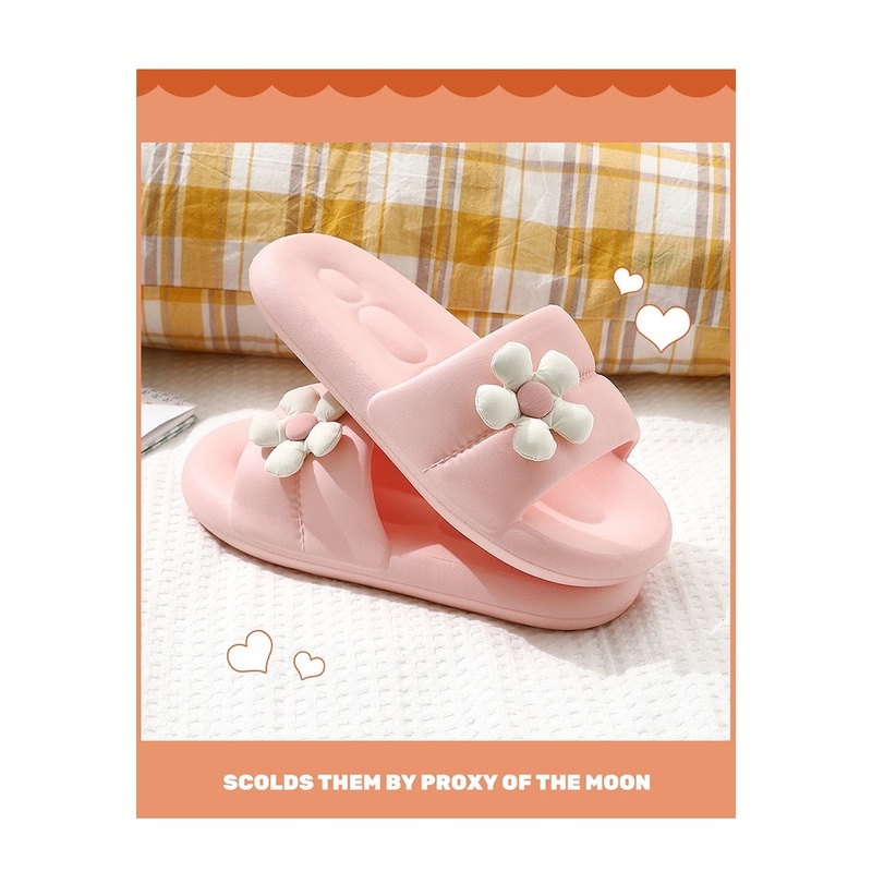 Dép Đi Trong Nhà Đế Dày Chống Trượt Thời Trang Cho Cặp Đôi