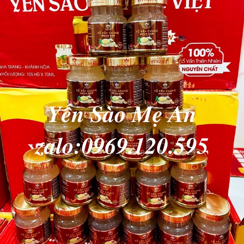 Yến Sào Khánh Hòa⚜️FREESHIP⚜️Giá Sỉ Combo 50 Hũ Đủ 8 Vị Chưng Sẵn Không Chất Bảo Quản Yến Sào Hoàng Việt