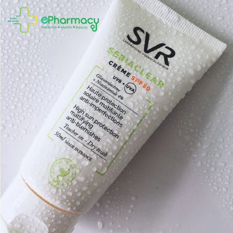 [Mã COS1904 giảm 8% đơn 300K] Kem Chống Nắng SVR Sebiaclear Creme Dành Cho Da Dầu Mụn SPF50 50ml | BigBuy360 - bigbuy360.vn