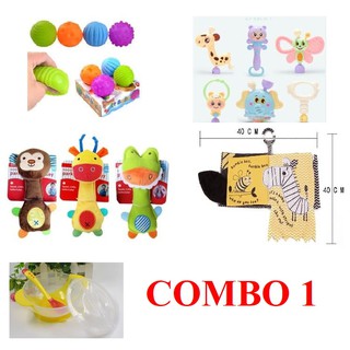 Combo đồ chơi sơ sinh kích thích giác quan 0m