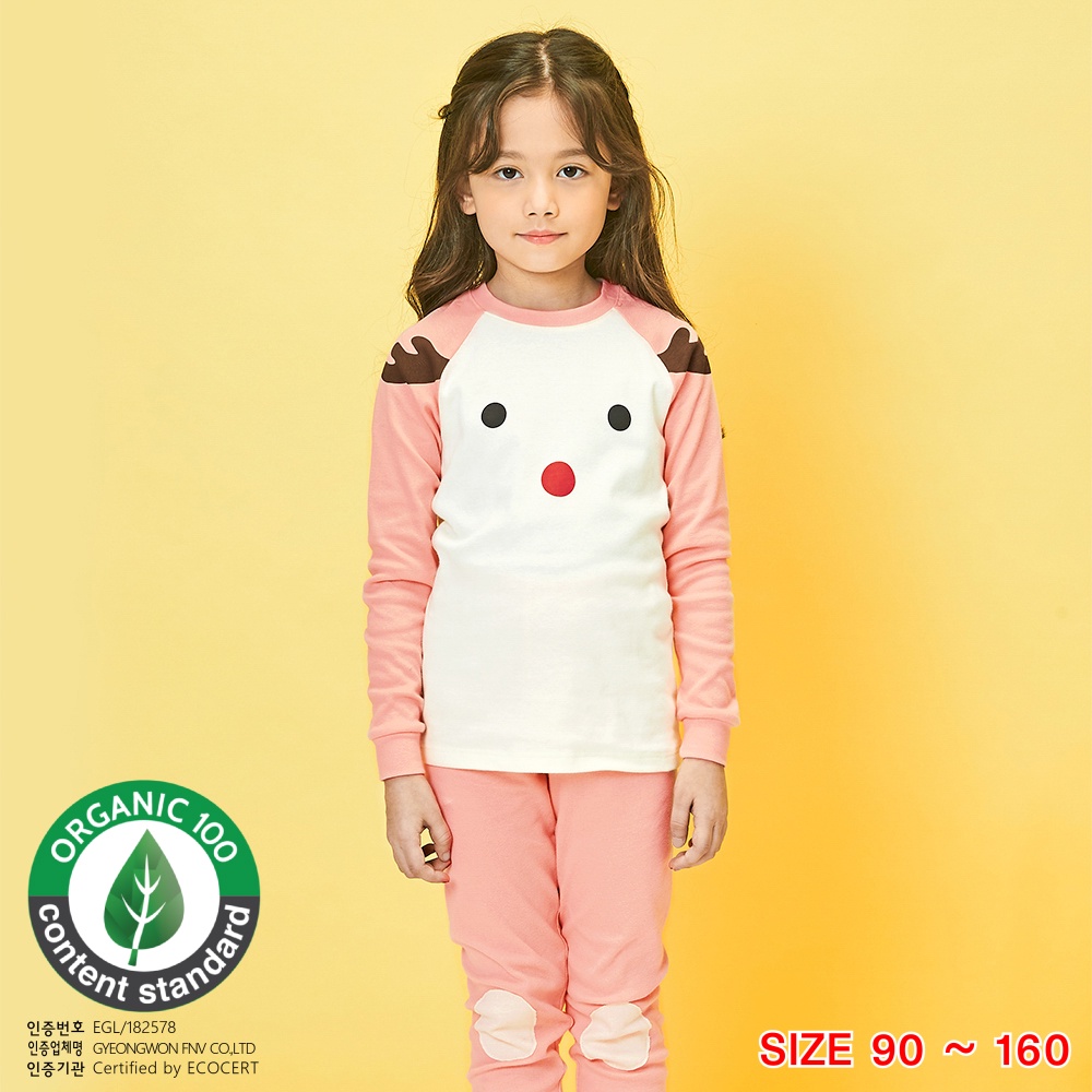 Đồ bộ tay dài quần áo thun cotton cho bé gái mặc nhà mùa thu đông dáng ôm Unifriend Hàn Quốc U1045