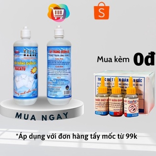 Tẩy Mốc Quần Áo Tracatu 500ml Tẩy Quần Áo Trắng Sạch Mọi Vết Mốc, Giữ Nguyên Màu Vải Hàng Việt Nam_ Tạp hóa nhà Lim