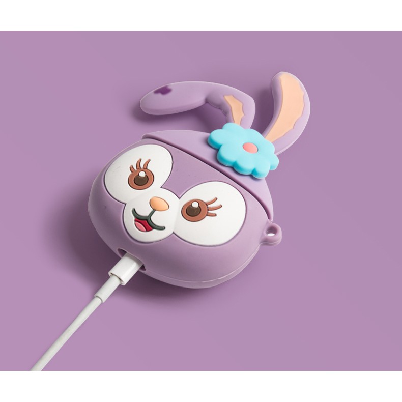 Ốp Bảo Vệ Hộp Đựng Tai Nghe Airpods 1 / 2 / 12 Kiểu Hoạt Hình Xinh Xắn