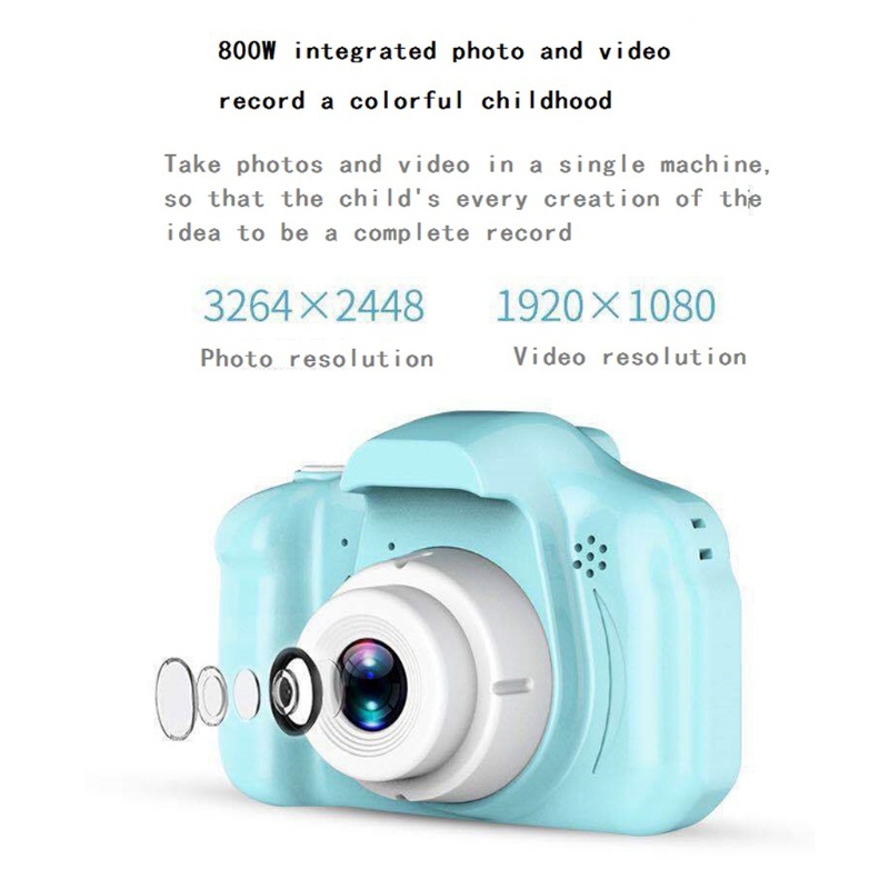 Máy ảnh đồ chơi mini kỹ thuật số 1080P dành cho bé
 | BigBuy360 - bigbuy360.vn