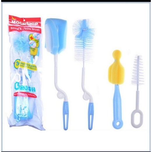 Cọ rửa bình sữa 4 chi tiết moonship