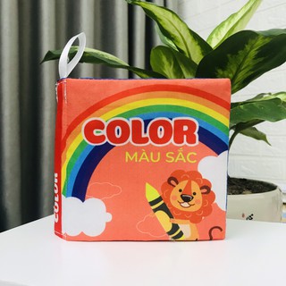 XẢ KHO - Sách vải Lalala Baby: kích thước 12x12cm, 08 trang