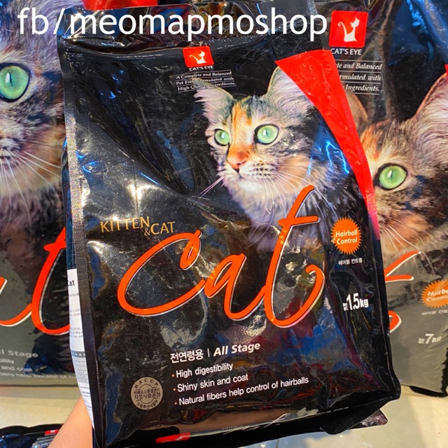 cat eye  hạt cho mèo mọi lứa tuổi 1.5kg ( hàng bao công ty )
