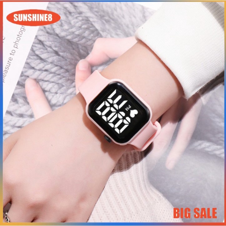 🎯Đồng hồ thông minh 🎯màn hình cảm ứng chống nước có đèn LED cho trẻ em