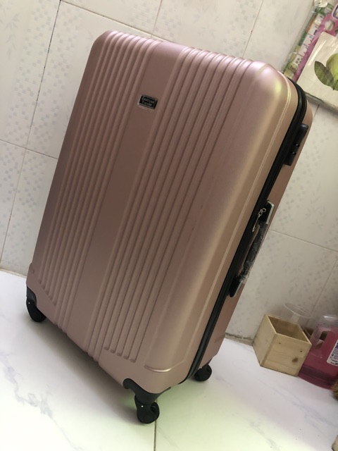 Vali size đại siêu to 30 inch hàng chính hãng Korean màu vàng đồng