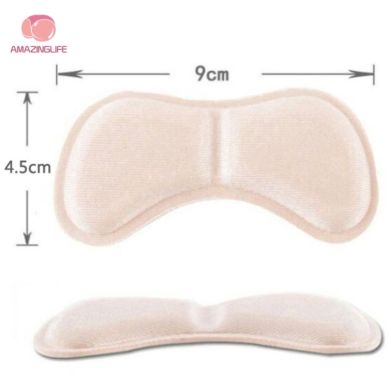 Miếng Lót Giày Cao Gót Giảm Đau Tự Dính Bằng Bọt Biển Tiện Dụng Cho Nữ