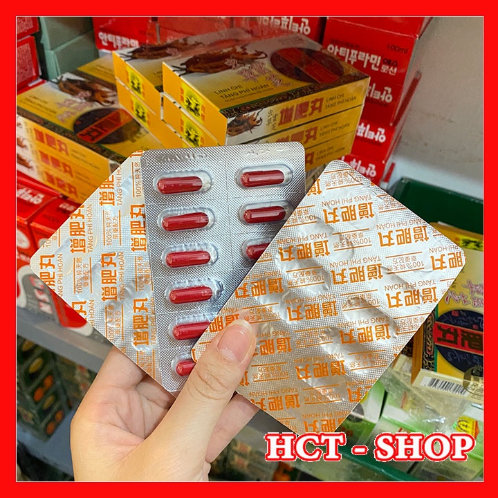 Viên Uống Linh Chi Tăng Phì Hoàn Malaysia 36 Viên/Hộp - Hỗ Trợ Tăng Cân Cho Người Gầy