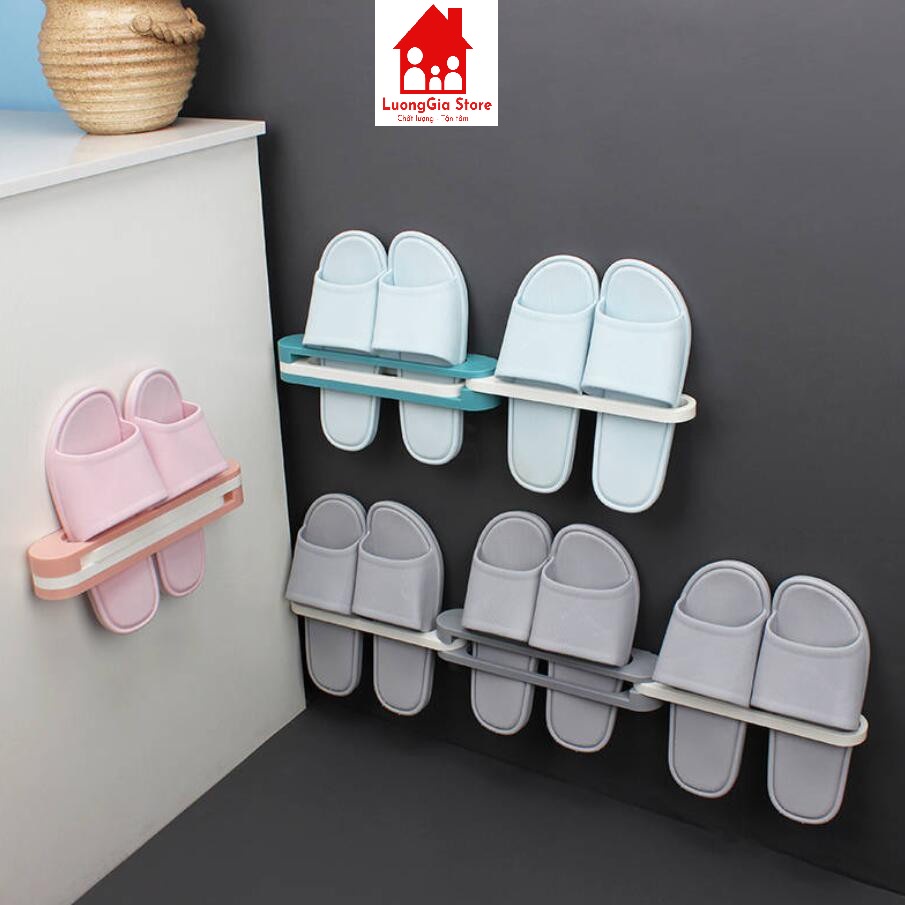 Thanh Treo Dép Nhà Tắm, Giá Để Dép Nhà Vệ Sinh Dán Tường Tiện Lợi