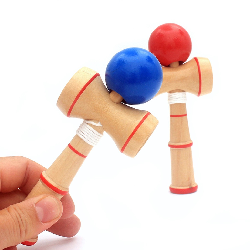 Đồ chơi tung hứng Kendama Nhật Bản bằng gỗ 13cm