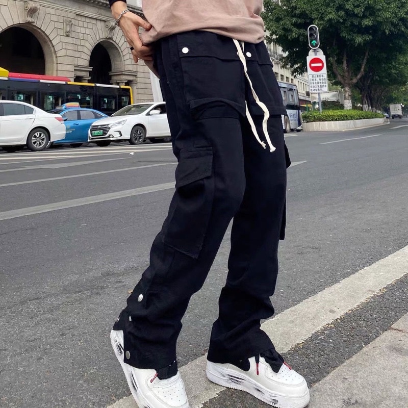 Quần Ống Rộng Hiphop nam,nữ. Quần phong cách nhiều túi