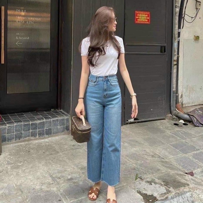 QUẦN JEAN ỐNG XUÔNG BASIC