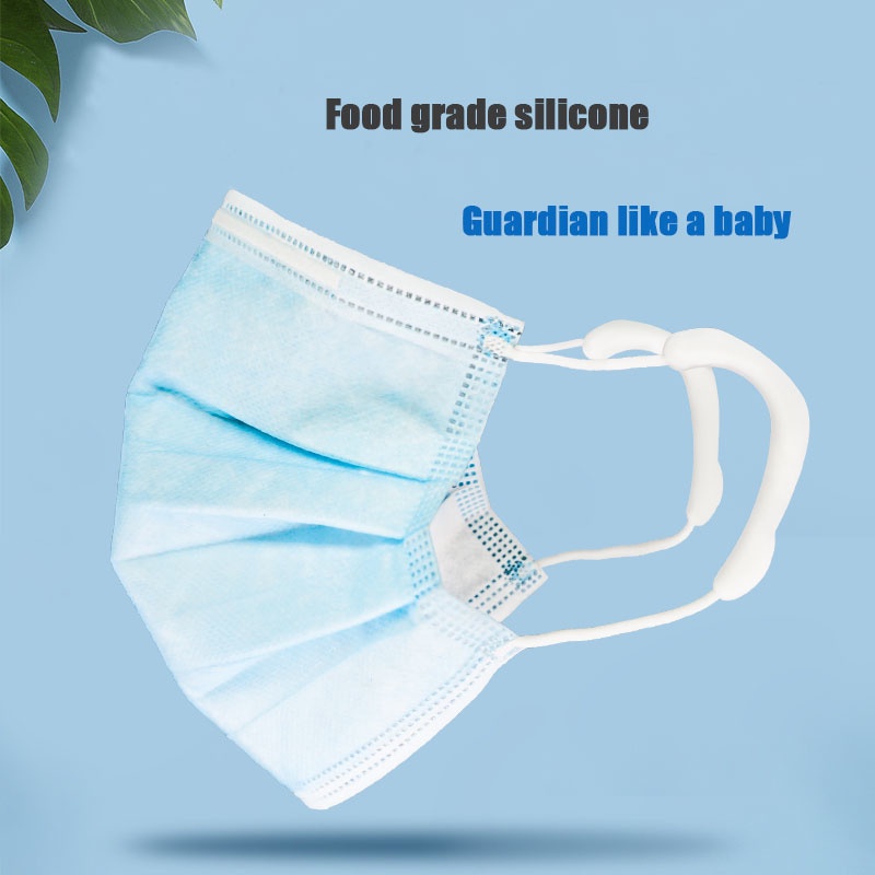 1 Cặp Dây Đeo Khẩu Trang 5 Tặng 1 Bằng Silicone Mềm Chống Trượt