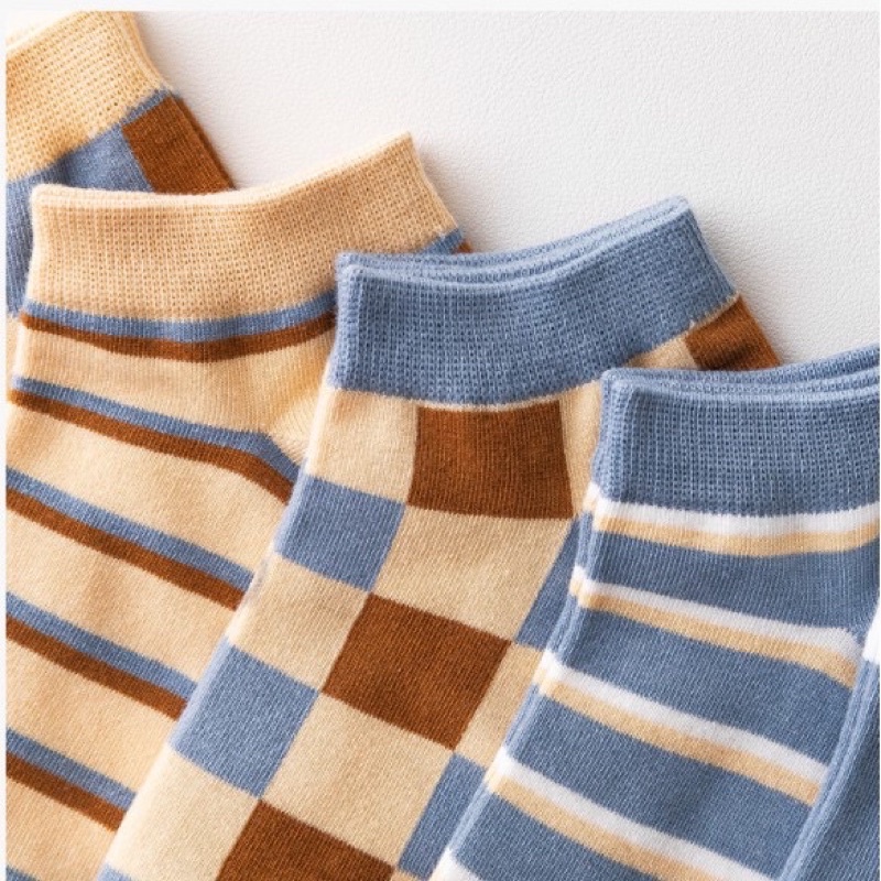 [TonaShoe] Vớ Cổ Ngắn Unisex Cotton Co Giãn Hút Mồ Hôi, Khử Mùi Êm Chân Phù Hợp Cho Mọi Loại Giày