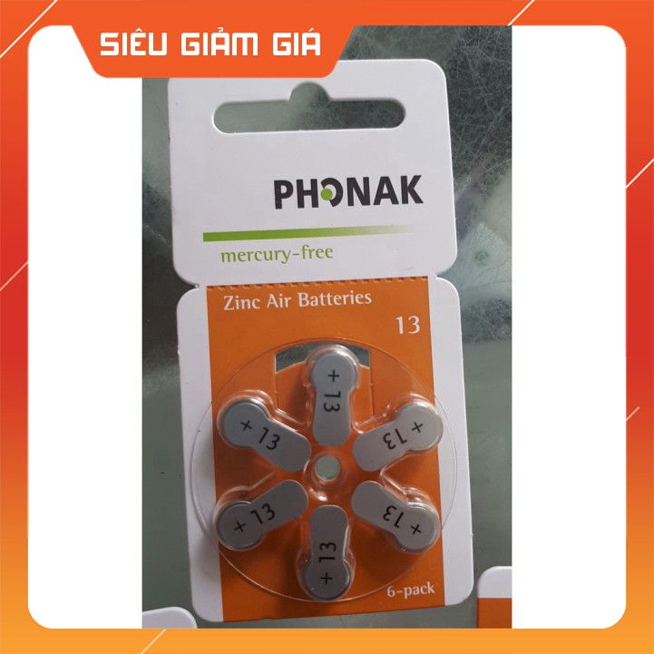 Pin Phonak 13 Cho Máy Trợ Thính
