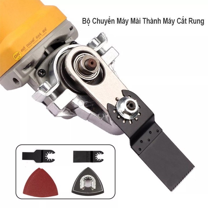 Bộ chuyển đổi máy mài thành máy cắt rung đa năng ( Lắp cho máy mài góc cầm tay trục M10 )