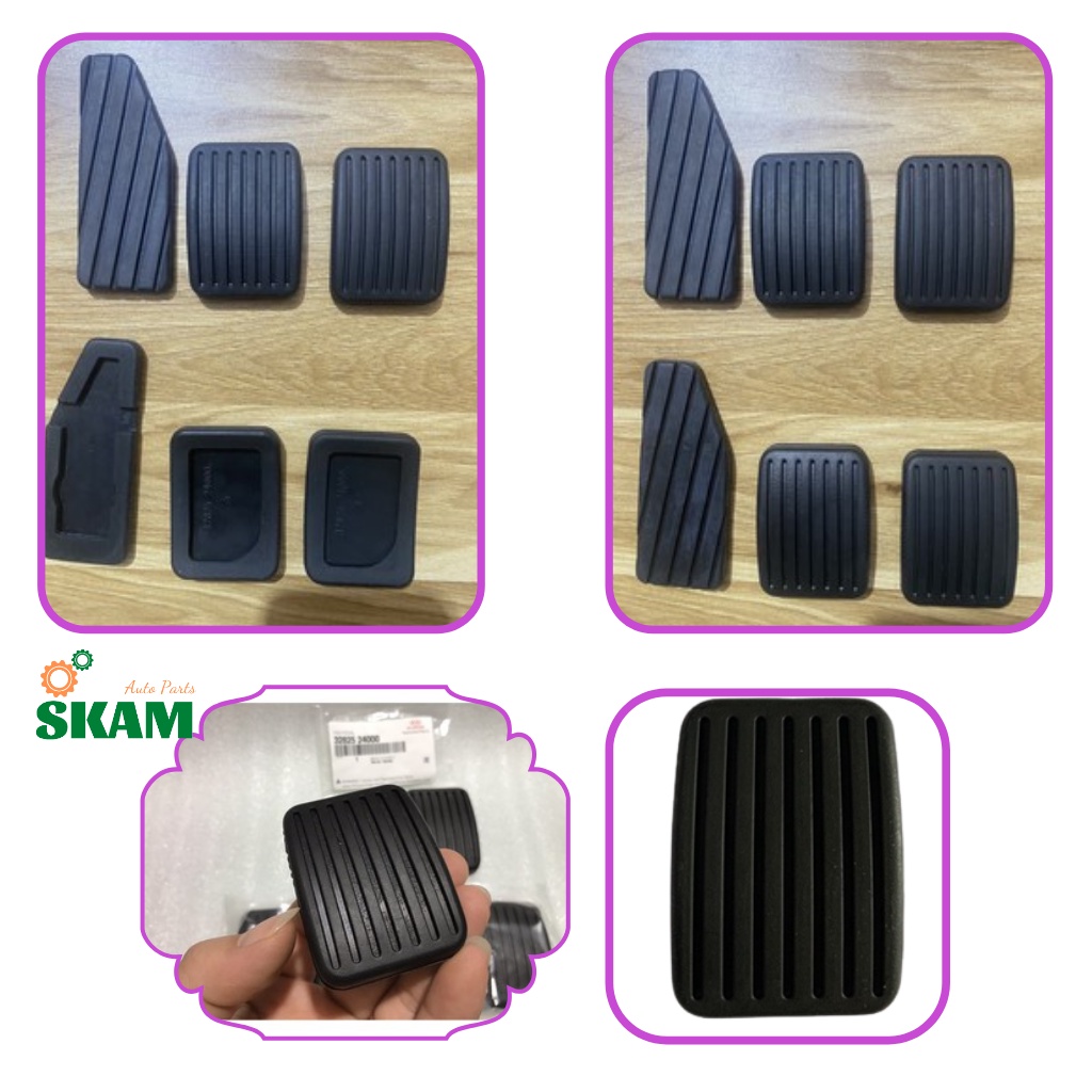Bộ cao su bàn đạp chân côn, phanh, ga DAEWOO MATIZ 1.2, mã sản phẩm: 3282524000, KS210819