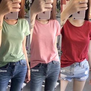 Áo thun cổ tròn