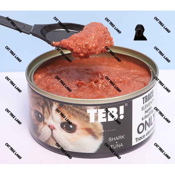 PATE MÈO TEB THƯỢNG HẠNG NHẬP KHẨU CANADA LON 170G, TĂNG CÂN, TAURINE, CANXI, VITAMIN, LYSINE, ĐẸP LÔNG - THỨC ĂN MÈO