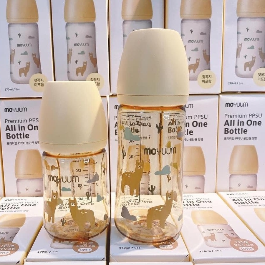 Bình sữa MOYUUM Hàn Quốc 170ml và 270ml - Bình sữa chính hãng nội địa Hàn