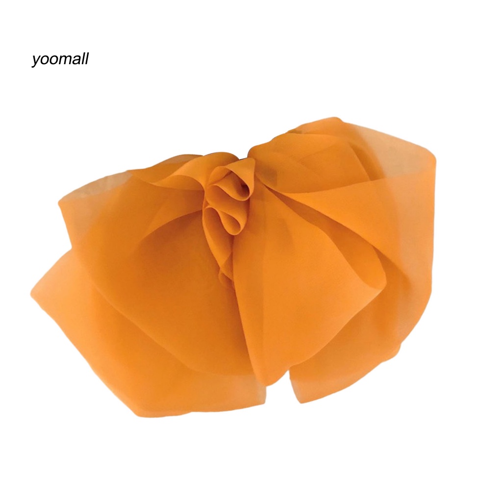 / Yo / Phụ Kiện Kẹp Tóc Dạng Lưới Co Giãn Tốt Chống Rơi Cho Nữ