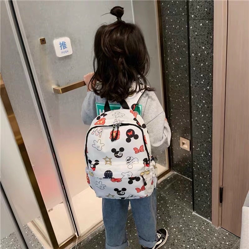 Balo Cho Bé Hình Chuột Mickey Siêu Dễ Thương