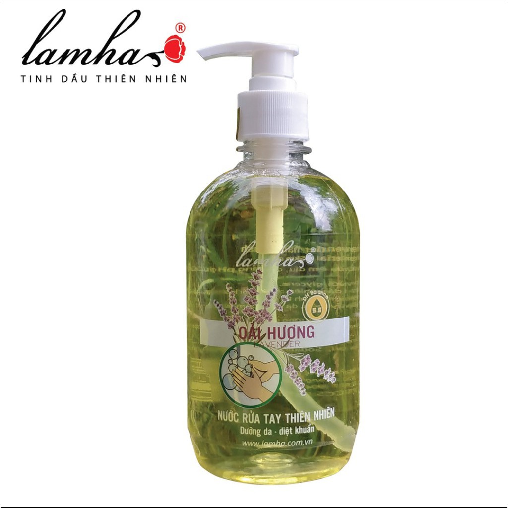 Nước rửa tay thiên nhiên Oải Hương/Quế - Lam Hà 500ml