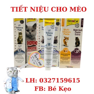 Gimcat đtri tiết niệu chống sỏi thận cho mèo, tiết niệu cho mèo đức chuẩn 50gr- ut balance paste ca/p