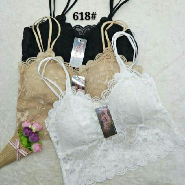 ÁO BRA 2 DÂY REN MÃ 618  BC_CHIC LINGERIE
