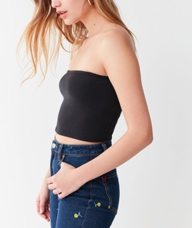 Áo Ống Trơn - Black & White Basic Tube Top - AD01