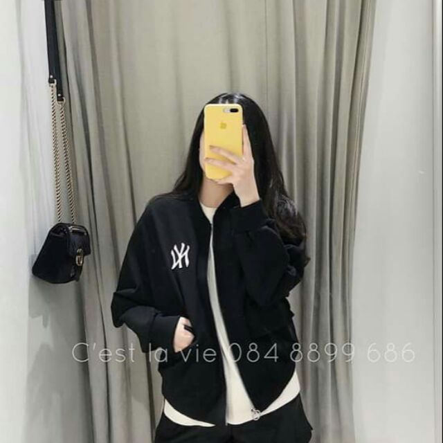 ÁO KHOÁC NỈ BOMBER NY