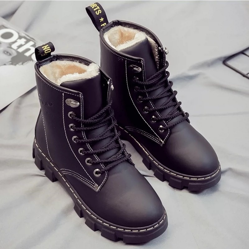 Bốt da nữ hàng cao cấp, boots nữ chất da sịn không thấm nước, không nổ, đế cao su mềm, êm chân 7762209