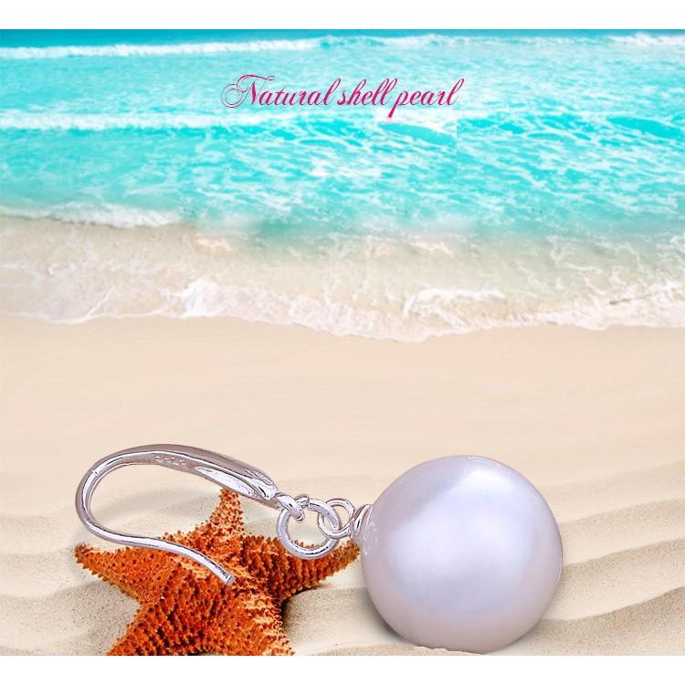 BÔNG TAI NGỌC TRAI KIỂU DÁNG DÀI VỪA ÔM TAI